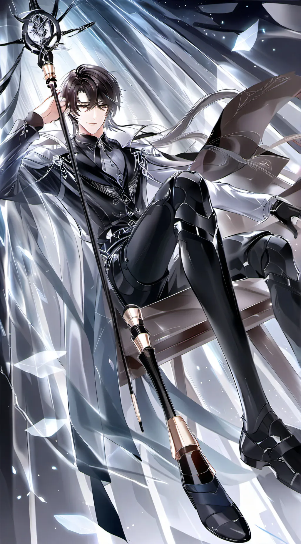 ai character: Leo  background