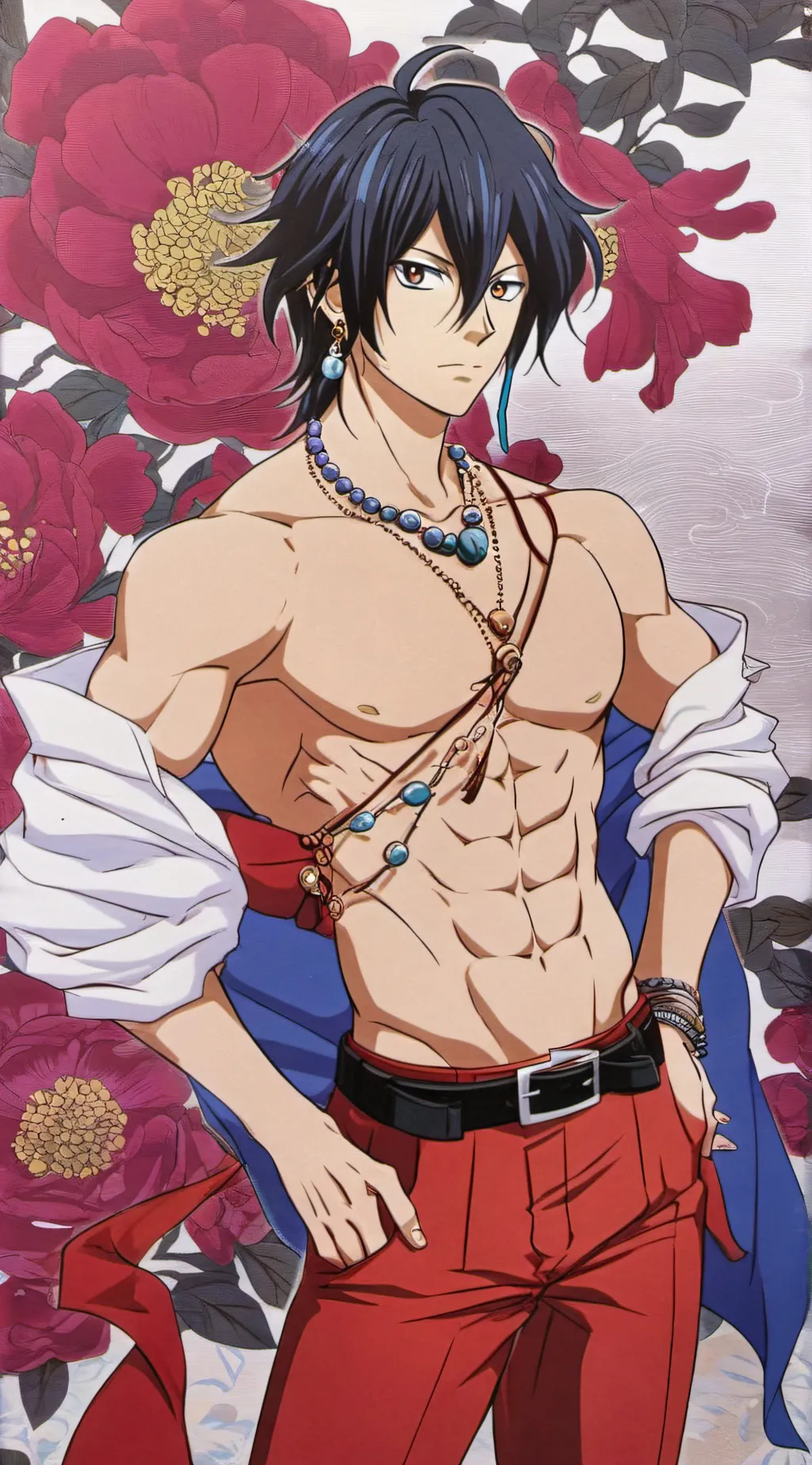 ai character: grey fullbuster background