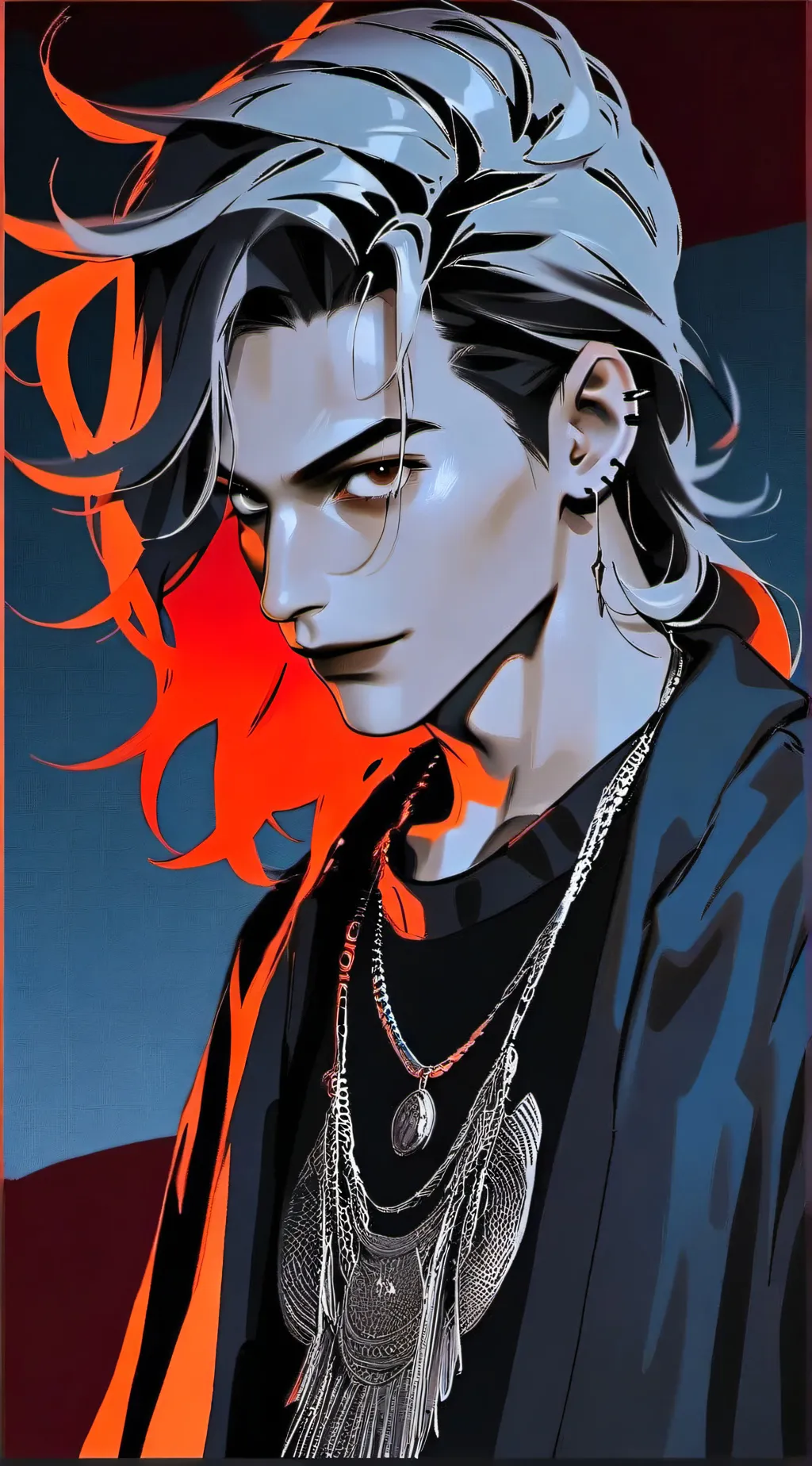 ai character: Leon background