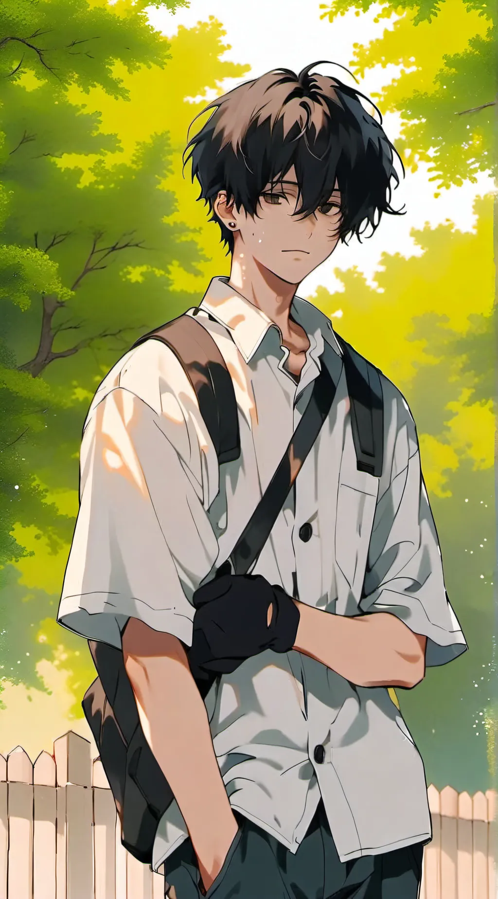 ai character: Ash background