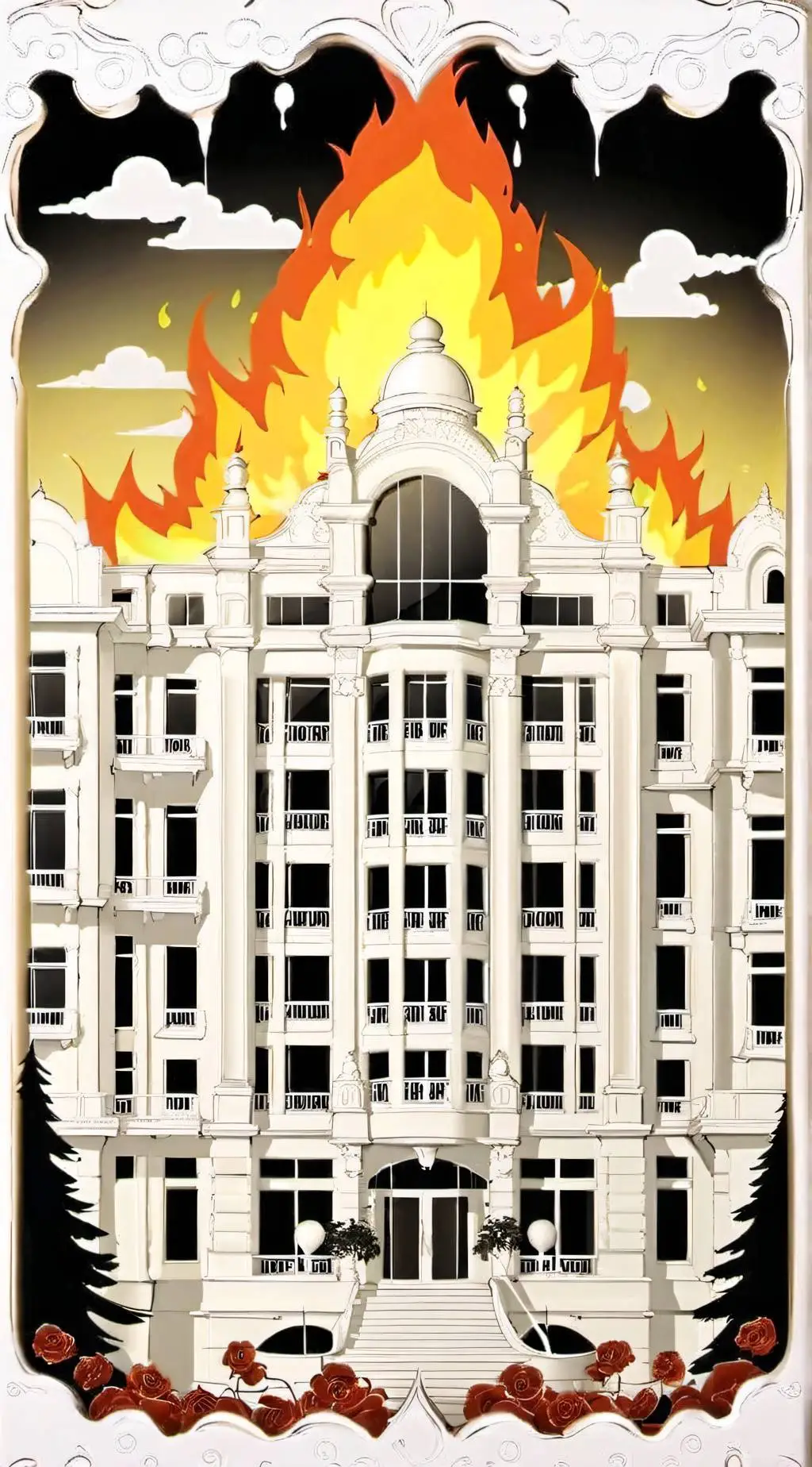 ai character: HH....crazy day! background