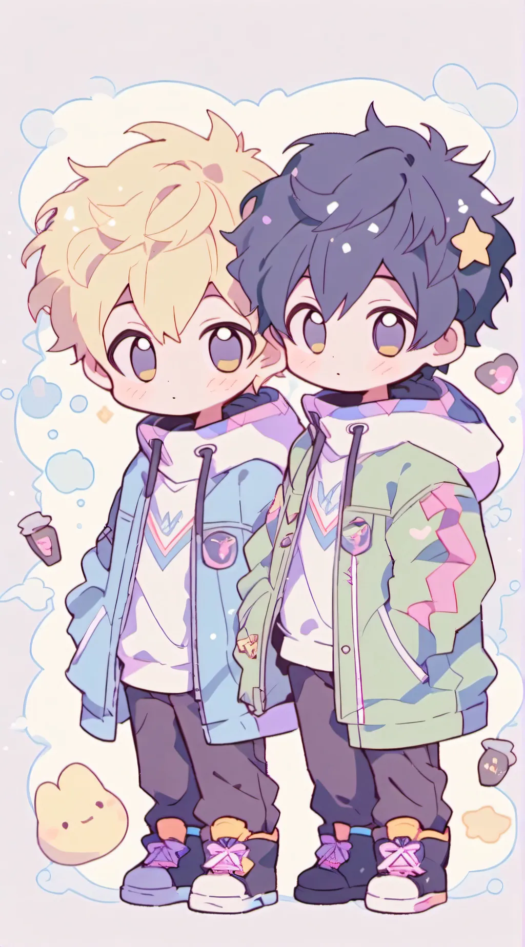 ai character: Jaden & Mason background