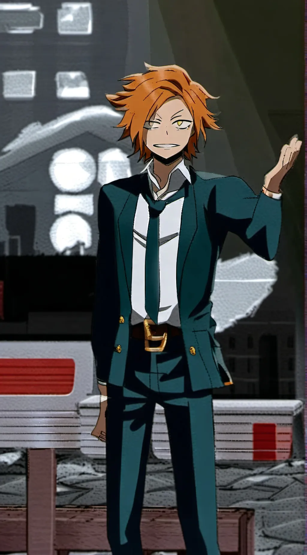 ai character: Denki birthday  background