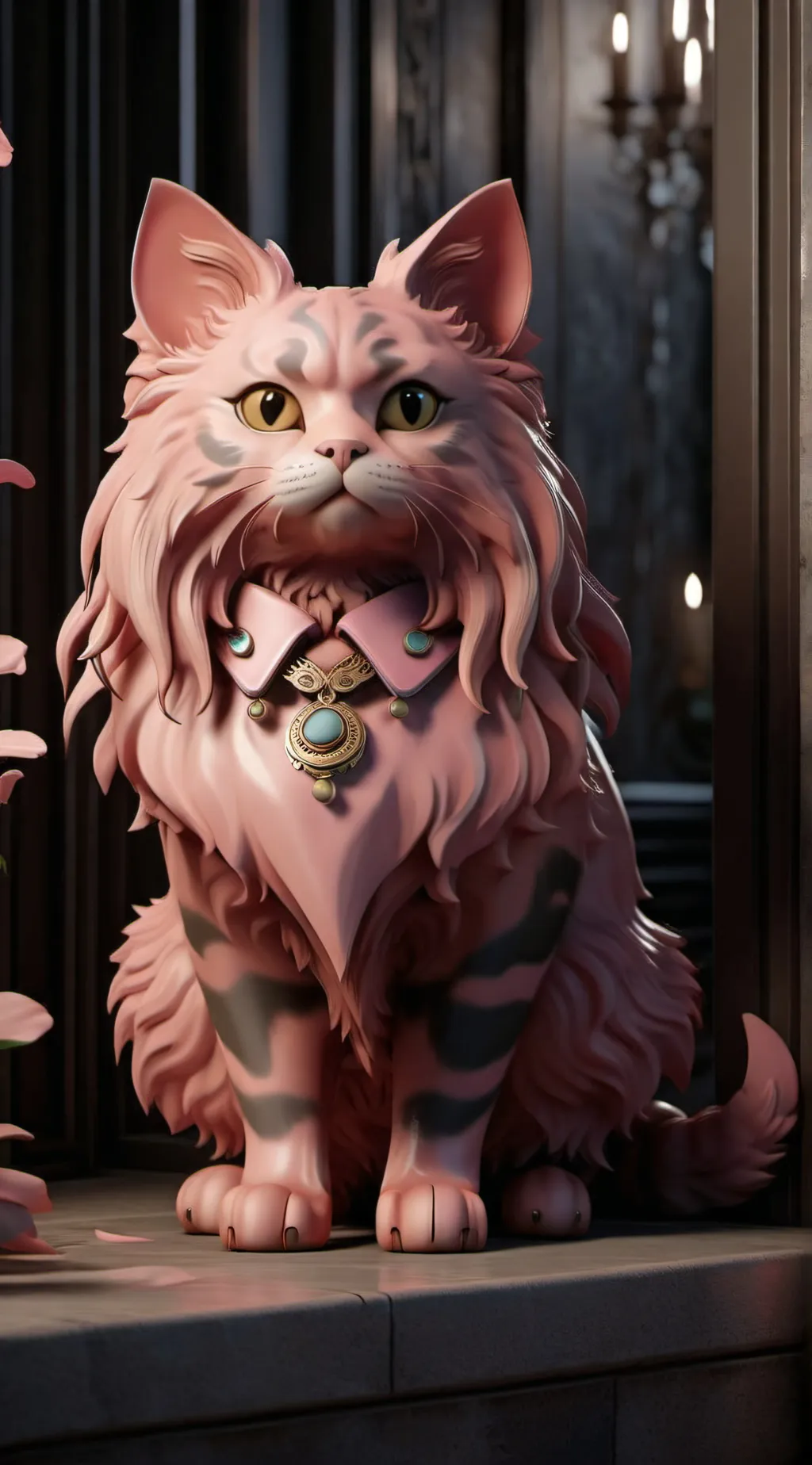 Talkie AI - Chat with pink cat