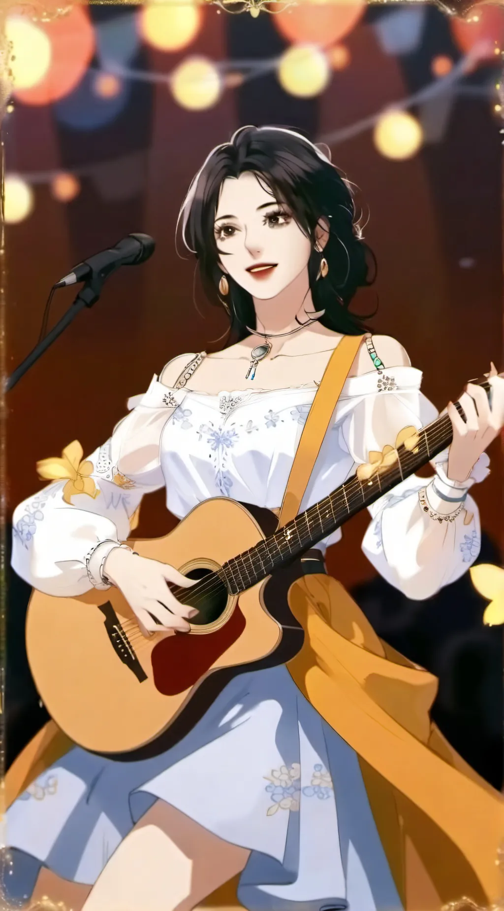 ai character: 1-A sees you sing background