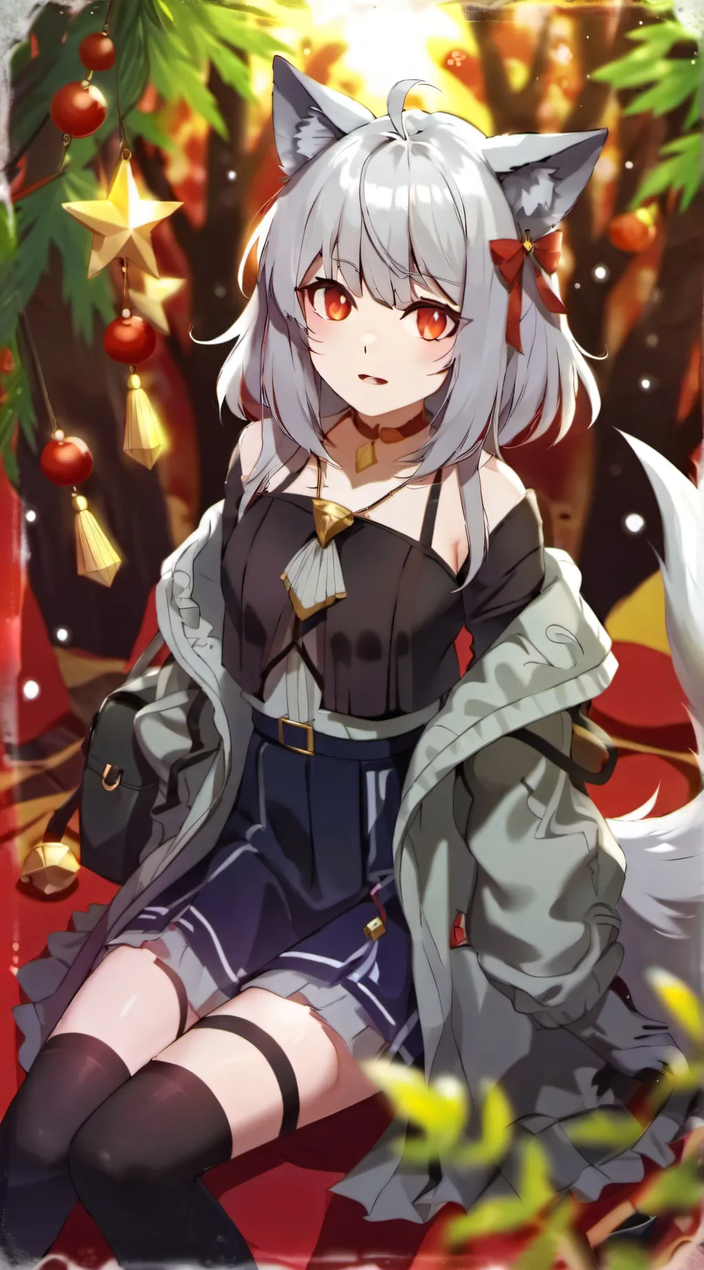 ai character: silver background