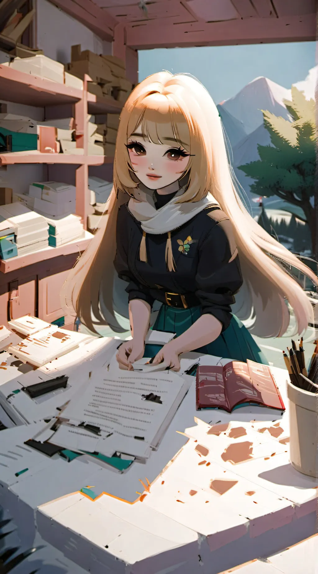 ai character: Briar background