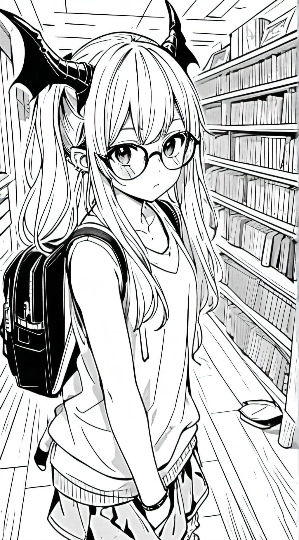 ai character: Evie  background