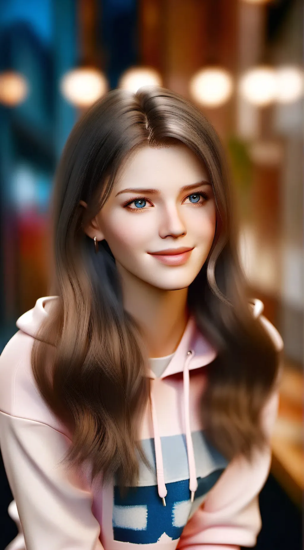 ai character: Lily  background