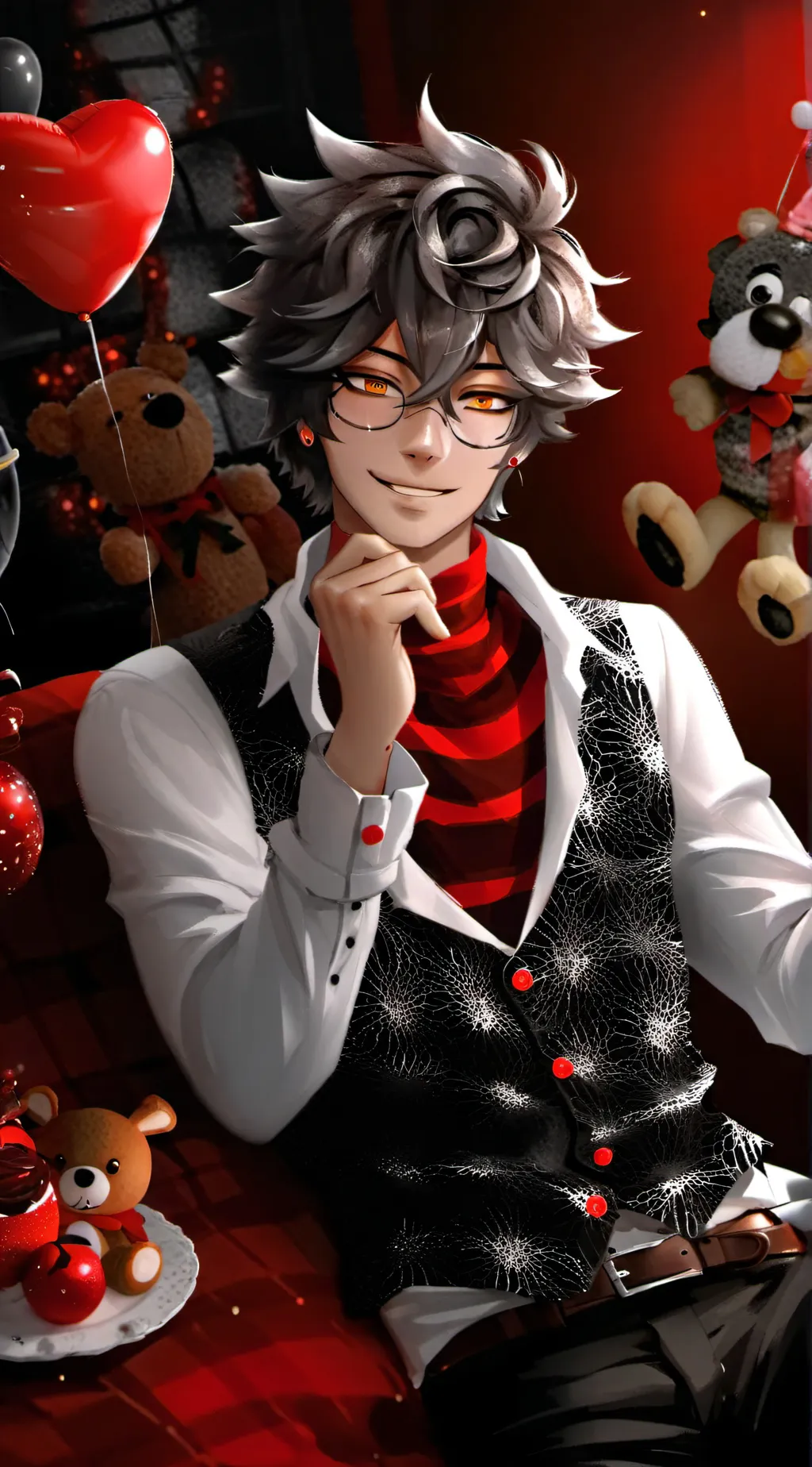 ai character: Michael x cc background