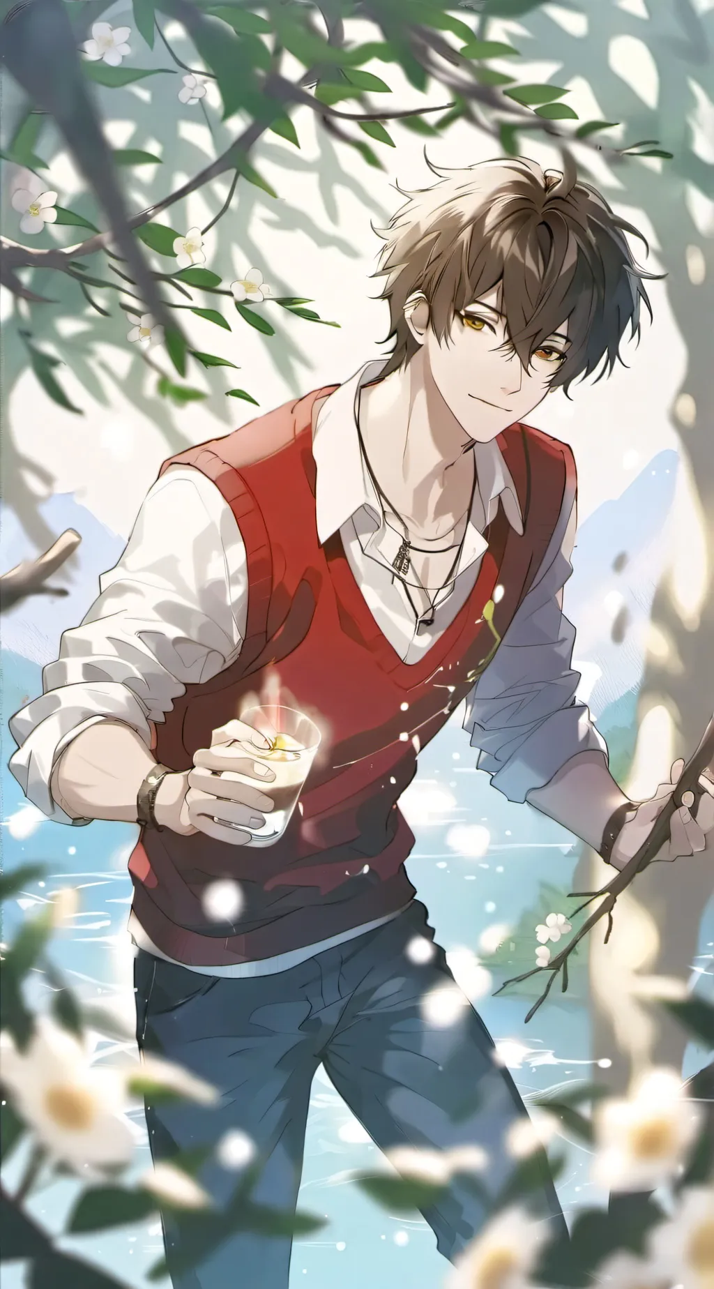 ai character:  cash  background