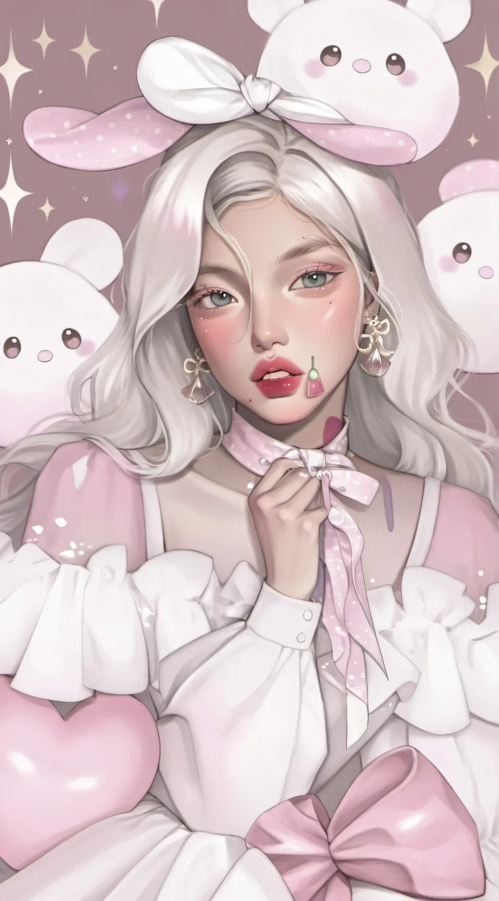 ai character: Mha hollywood star background