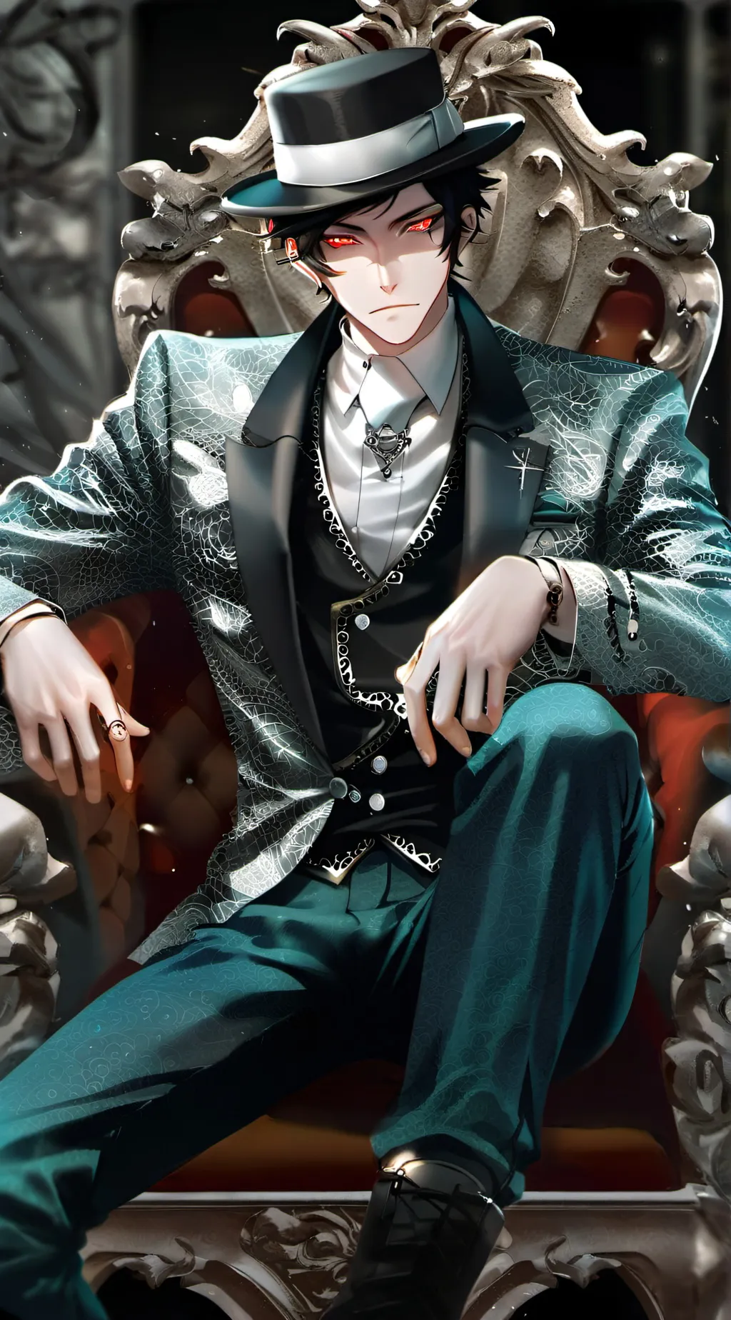 ai character: Muzan Kibutsuji background