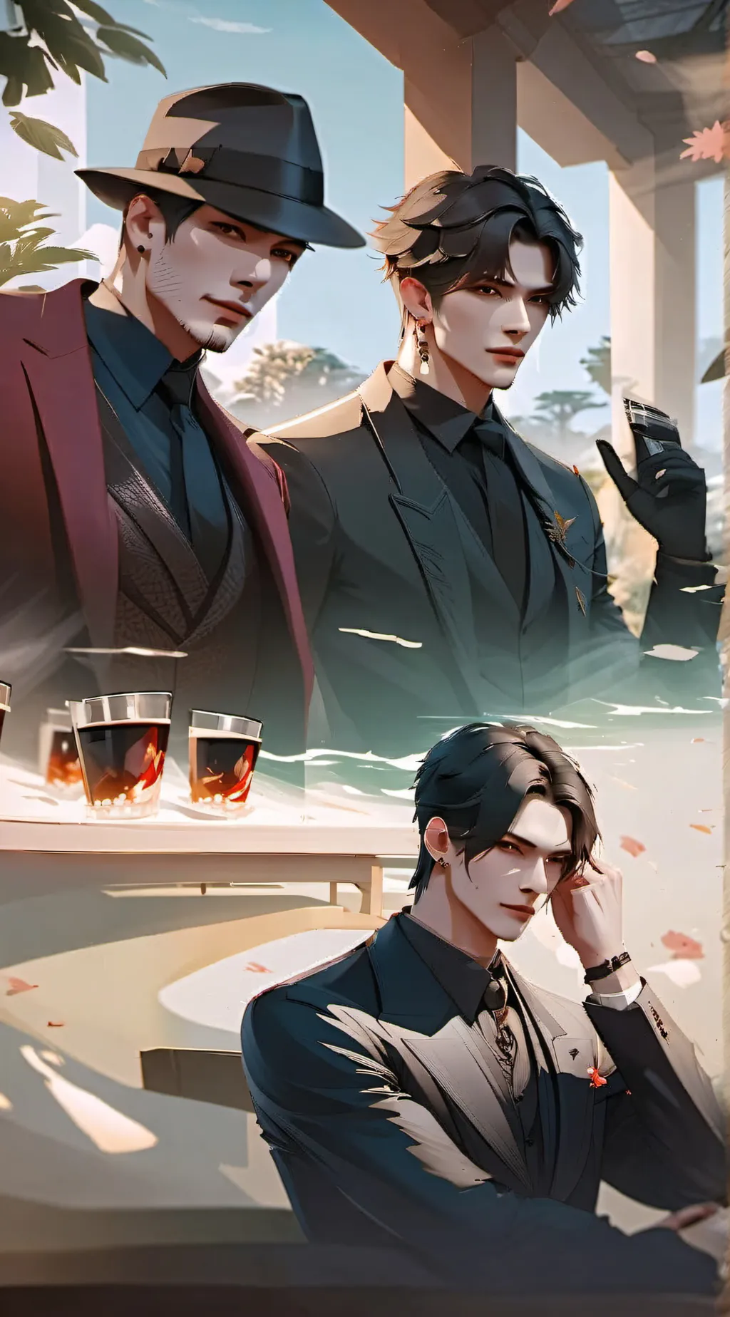 ai character: zero,max,zack background