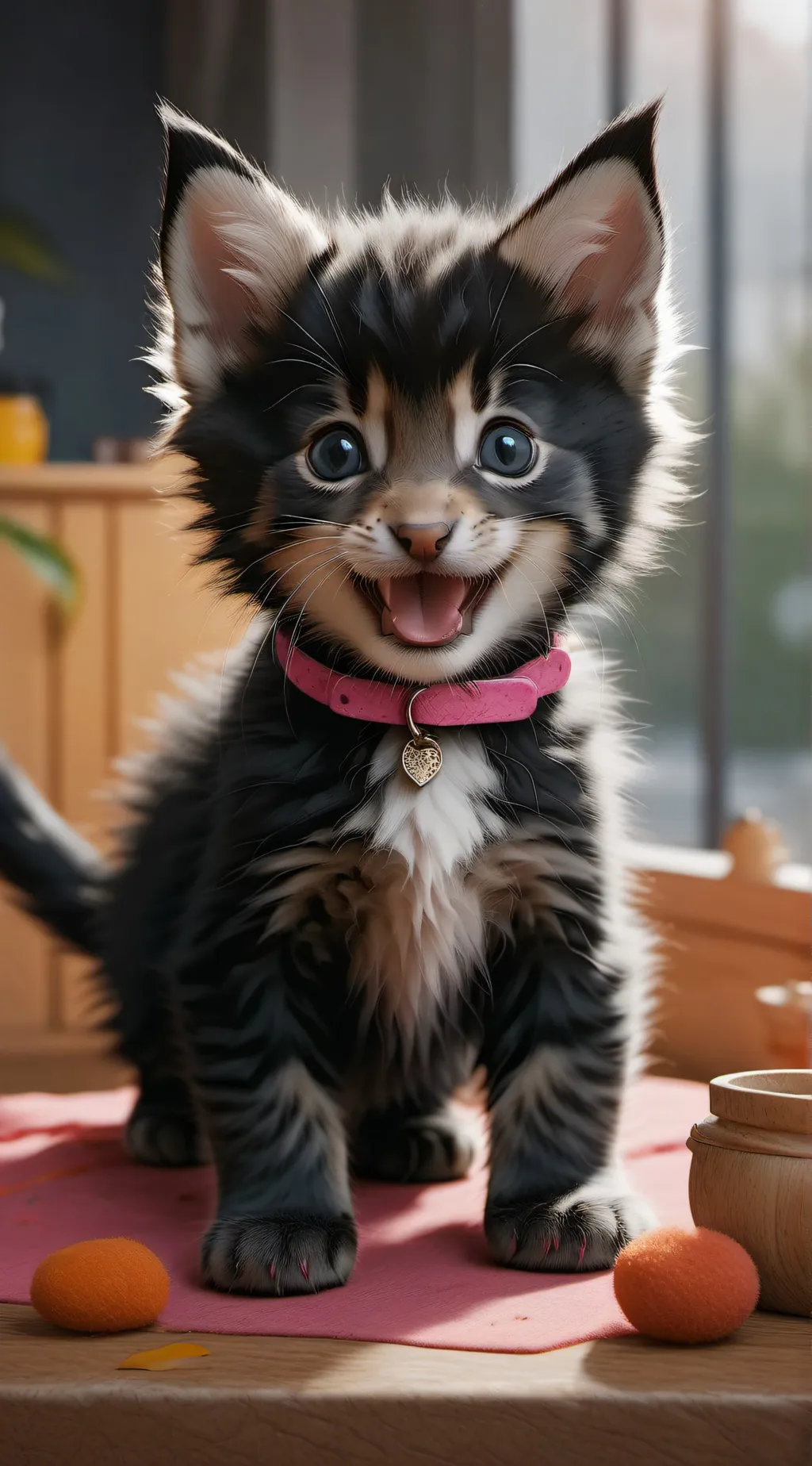 ai character: snowball background