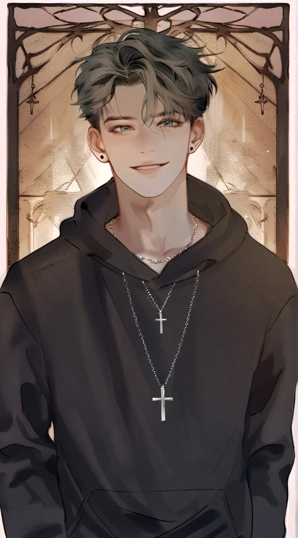 ai character: Justin background