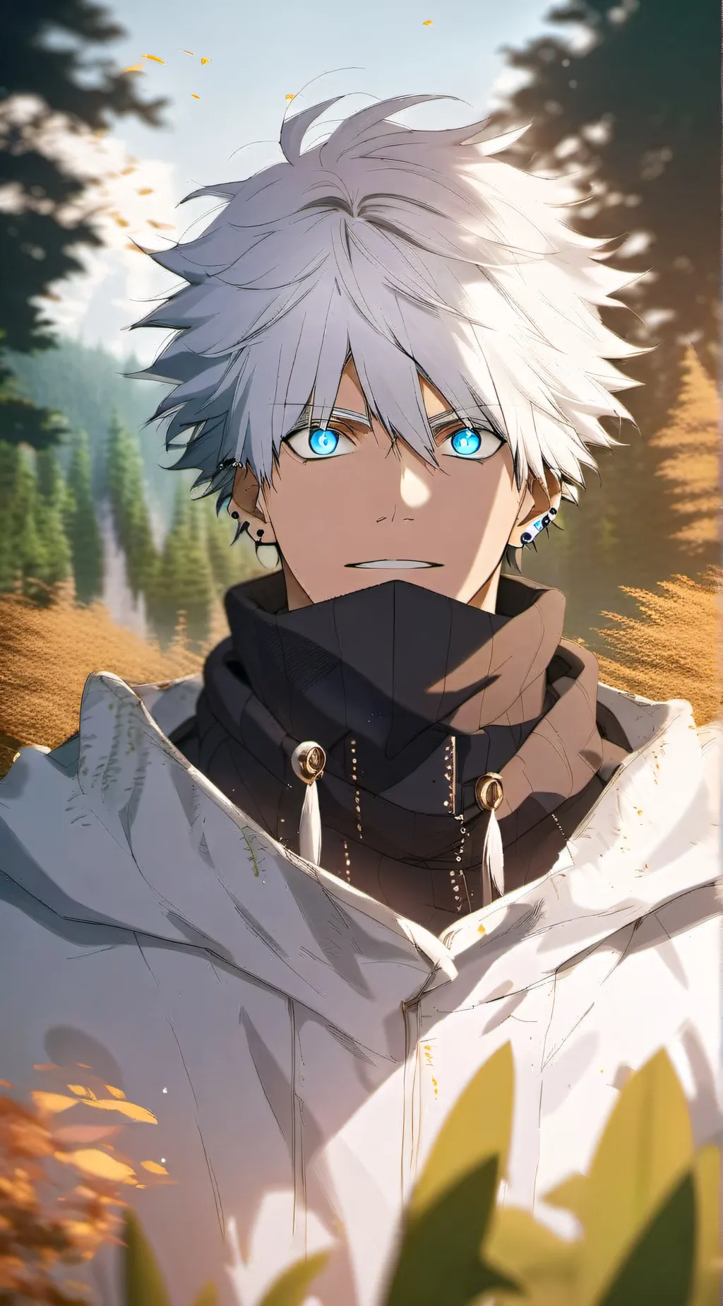 ai character: H0rny Gojo, background