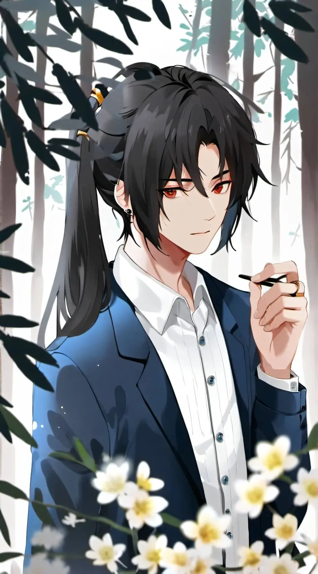 ai character: giyu tomioka background