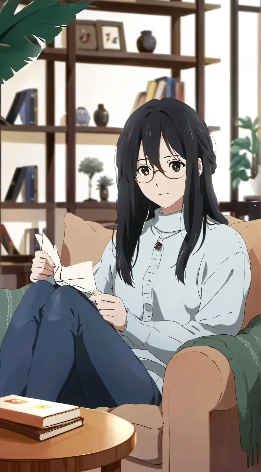 ai character: Olivia  background