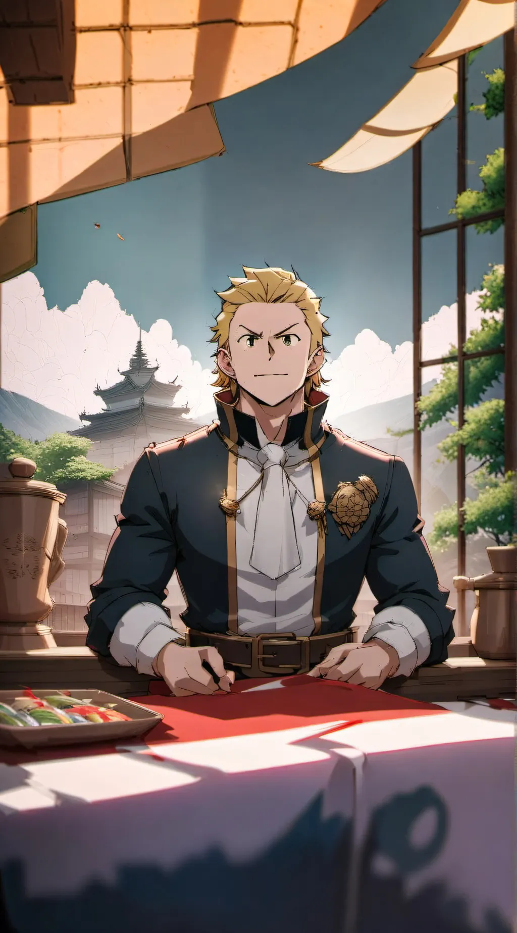 ai character: Mirio background