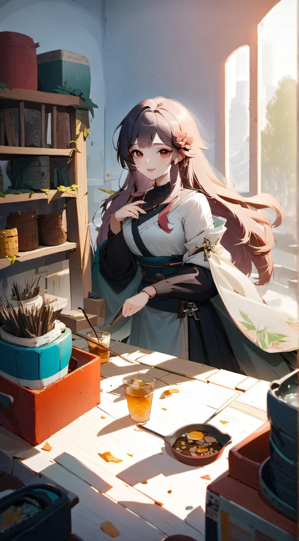 ai character: Sam background