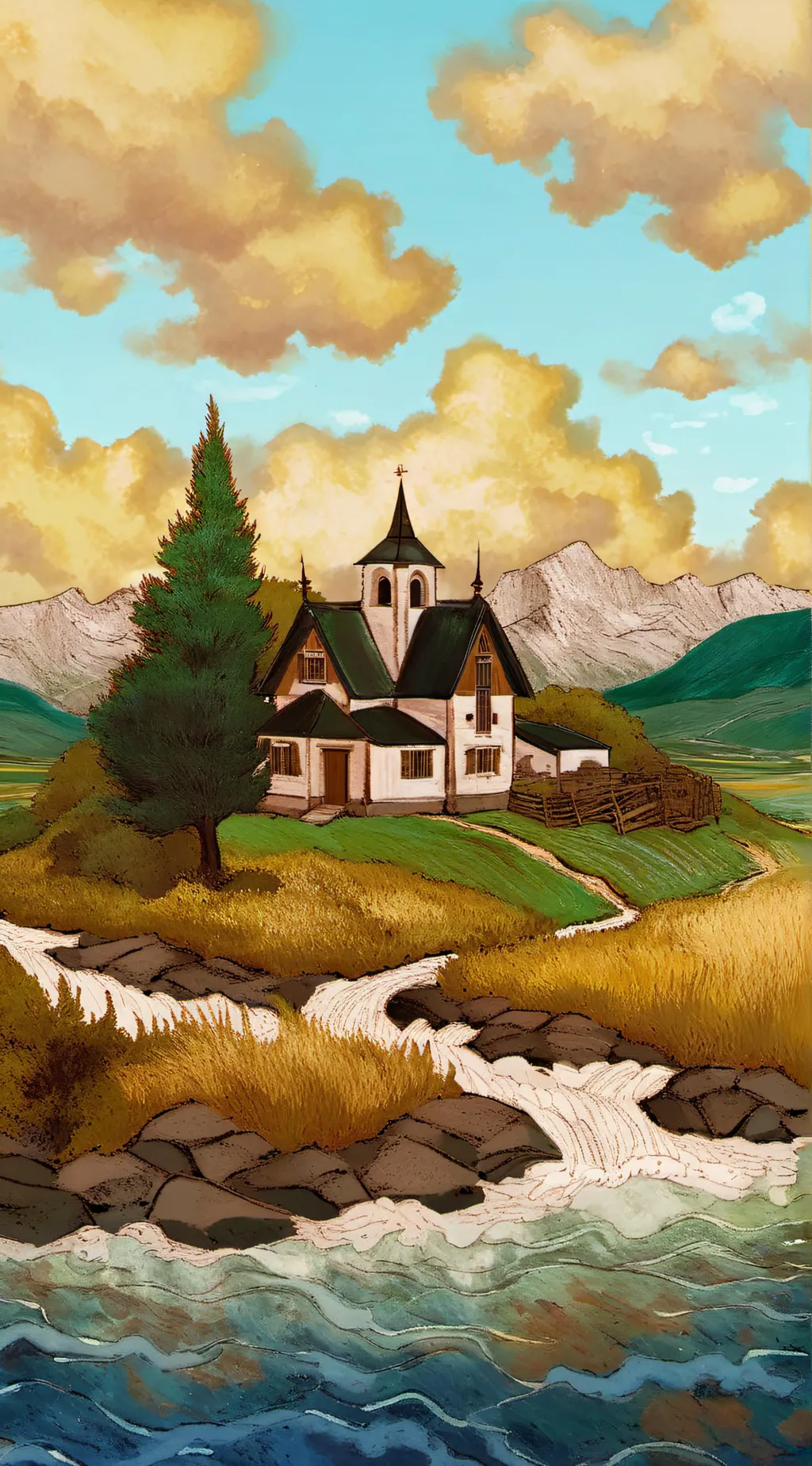 ai character: therian shop background