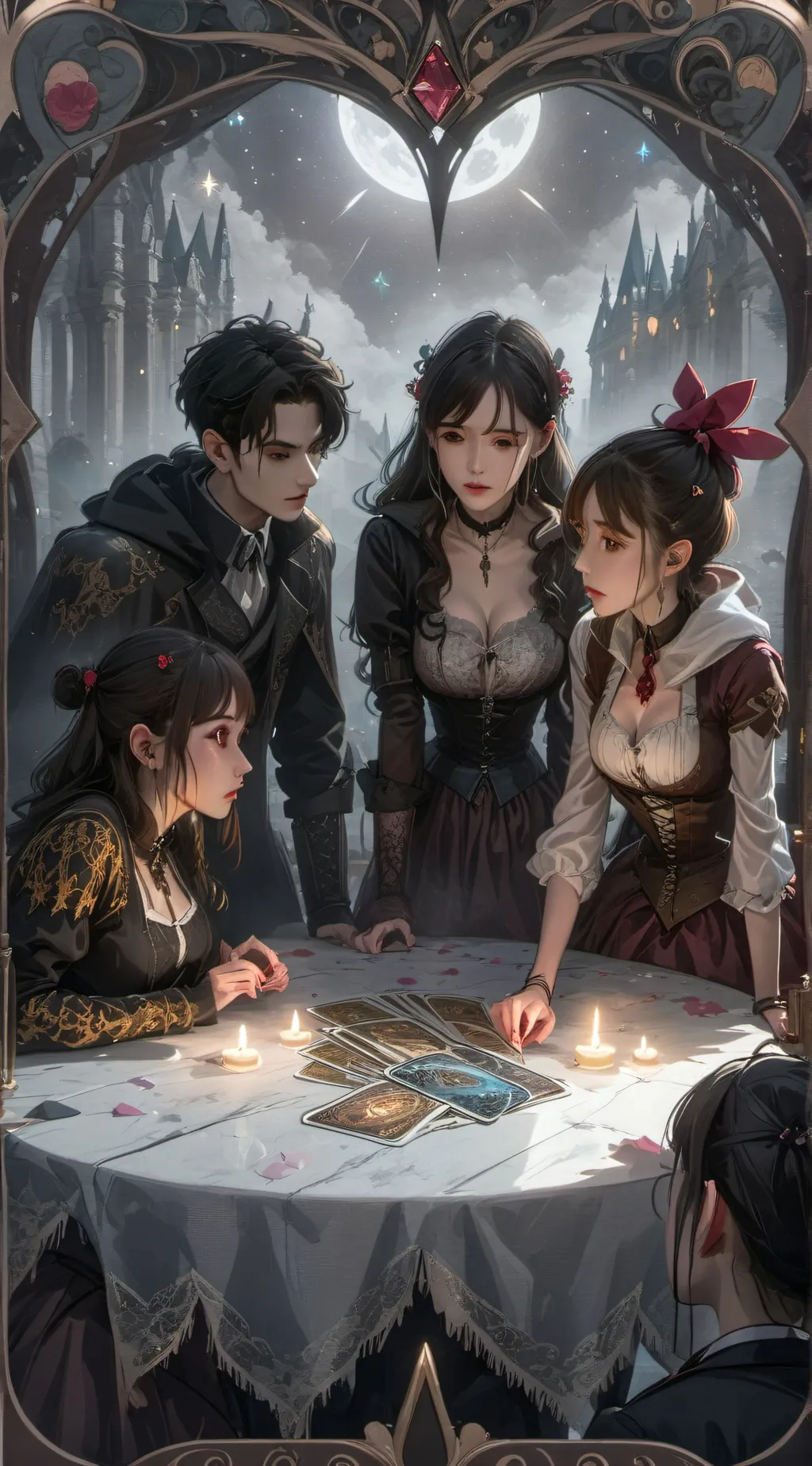 ai character: Tarot  background