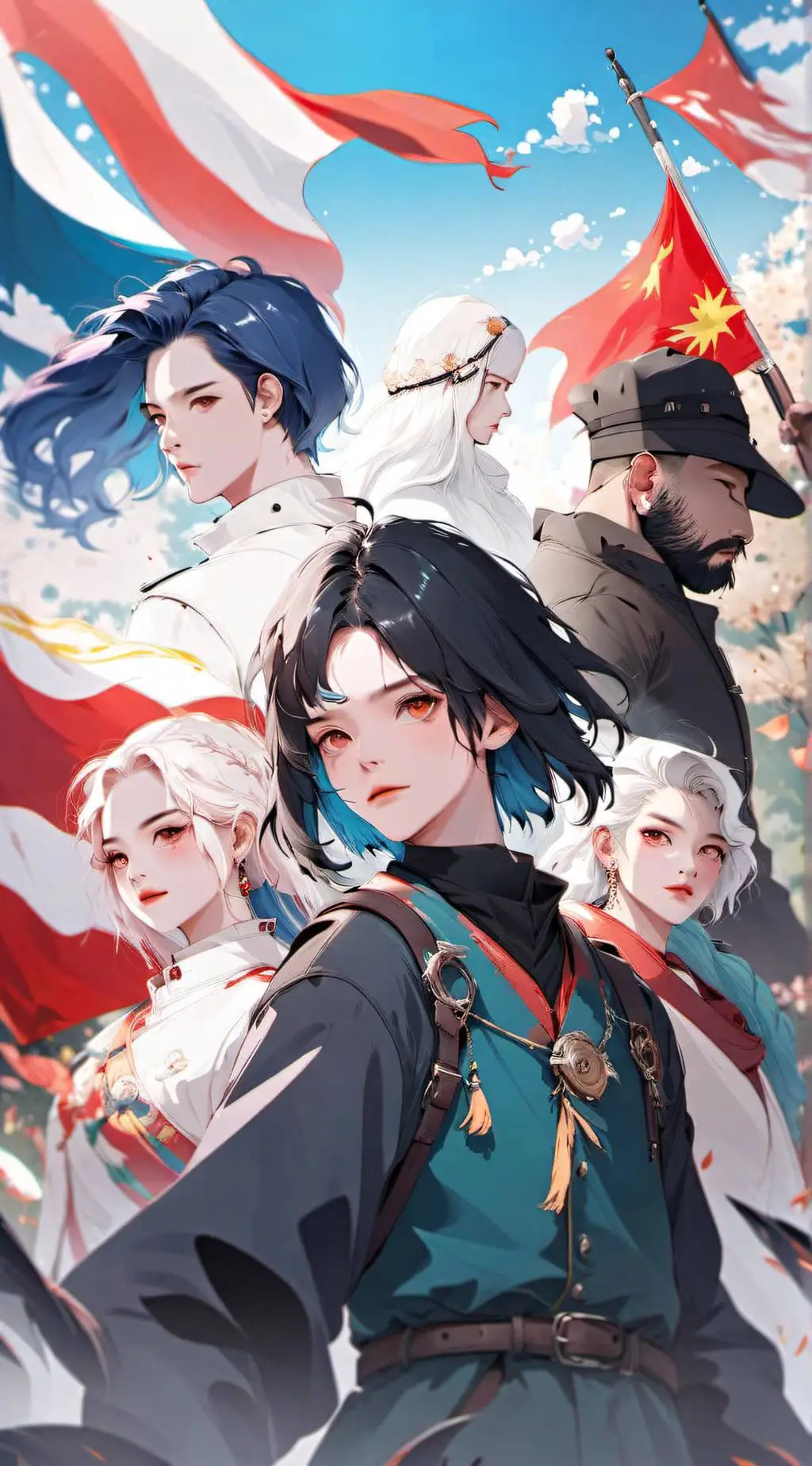 ai character: Countryhumans  background