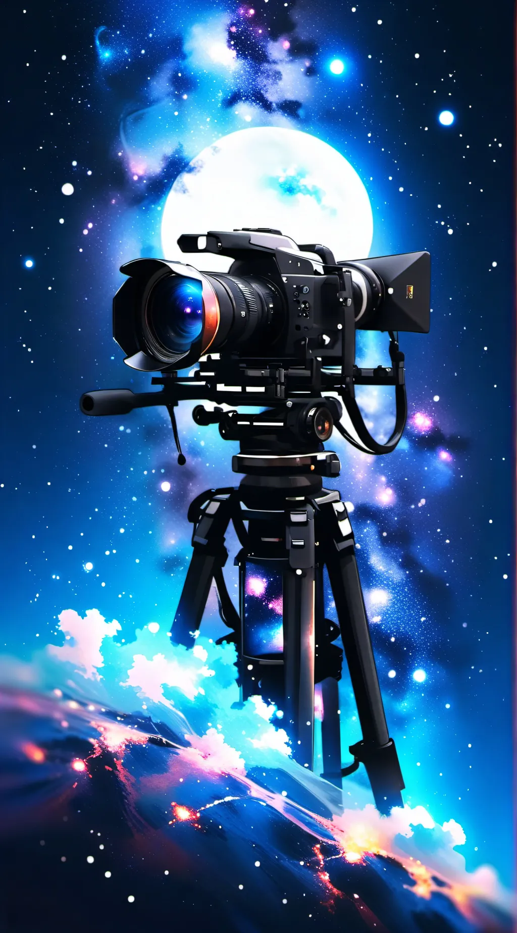 ai character: titan cameraman background