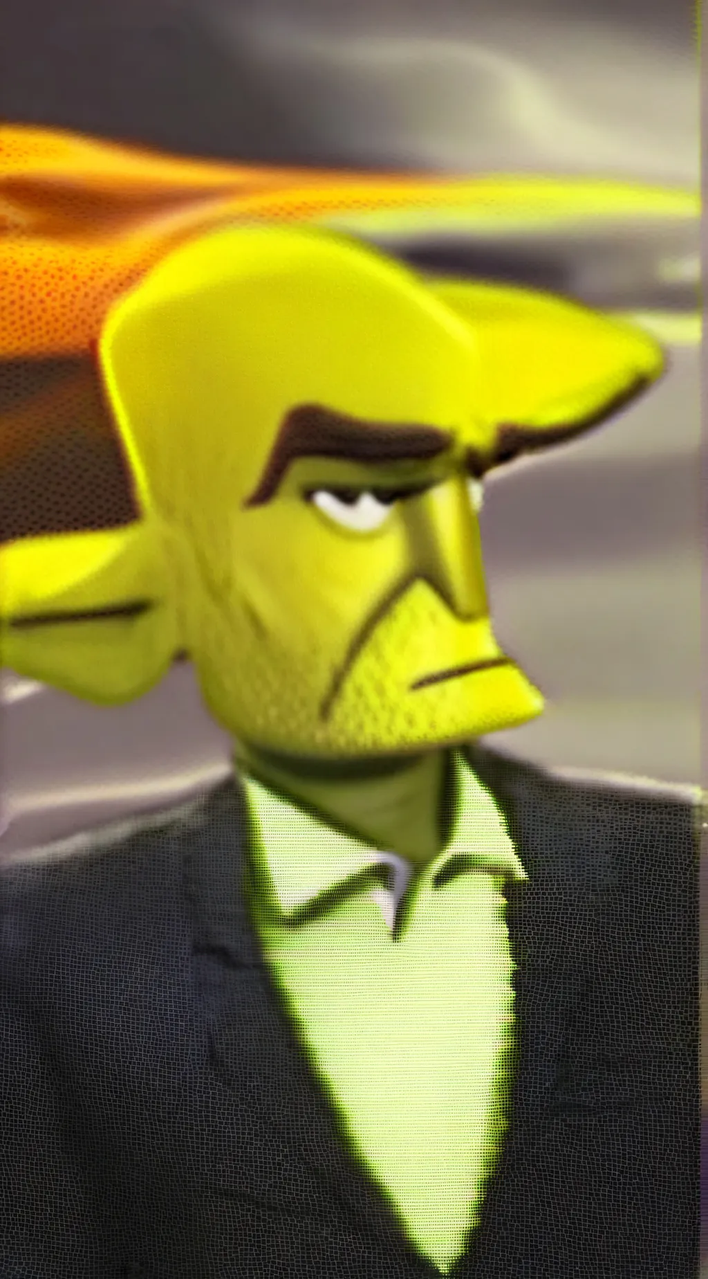 ai character: Shrek are you ok!? background