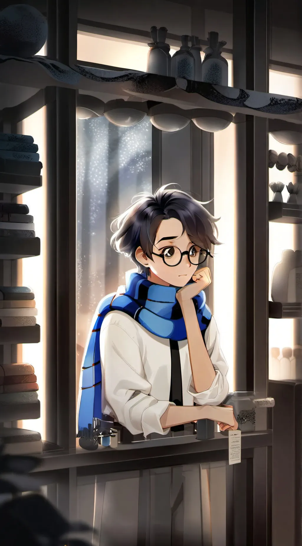 ai character: Inside out two  background