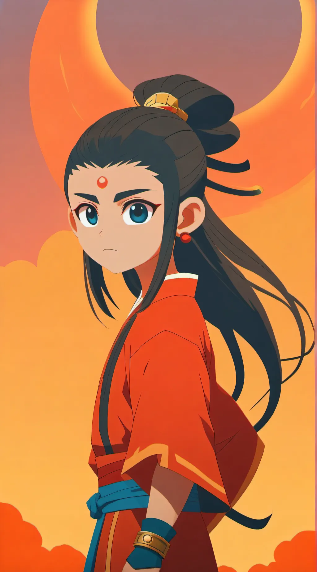 ai character: Ne Zha background