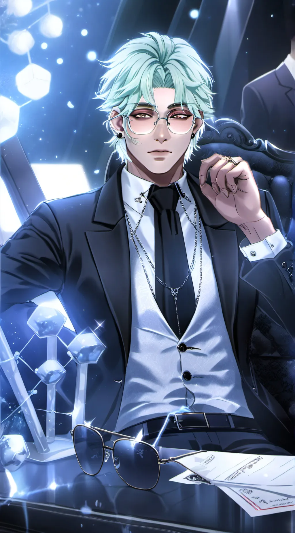 ai character: Kevin..  background