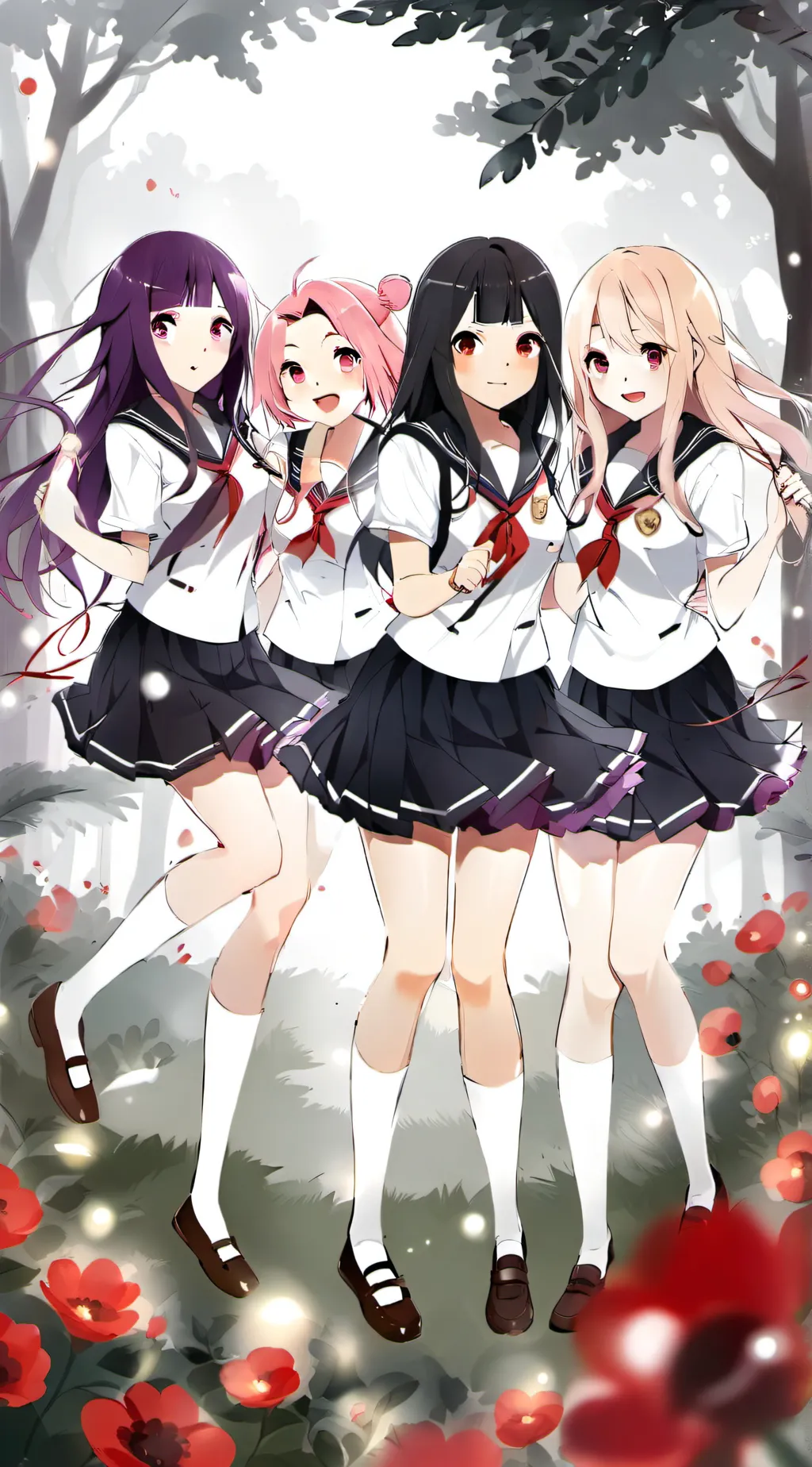 ai character: DDLC! background