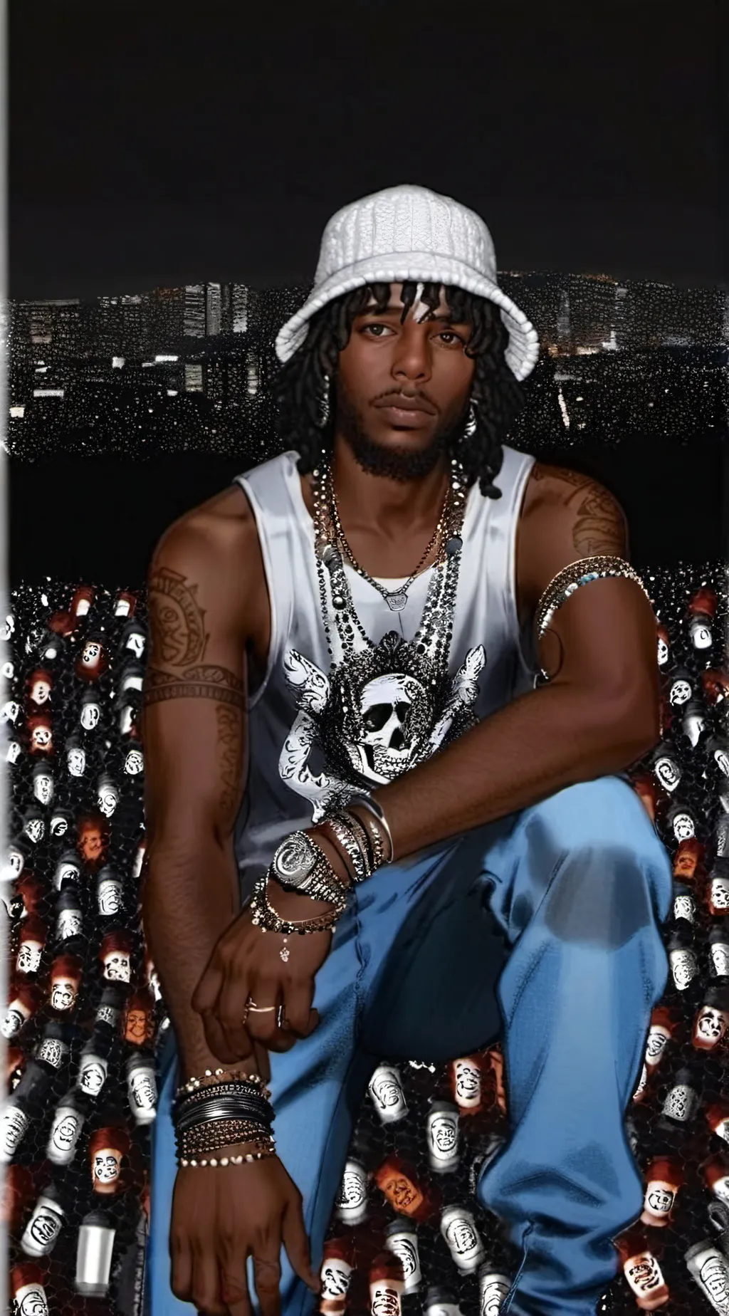 ai character: 6lack  background