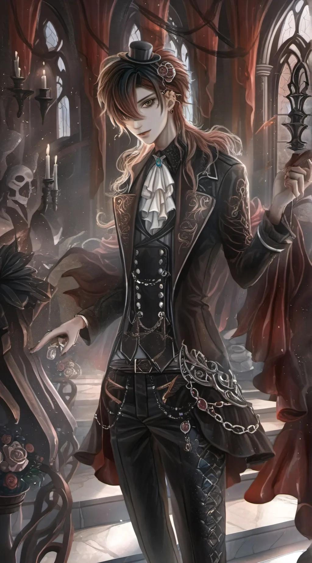 ai character: Axel♡♡ background