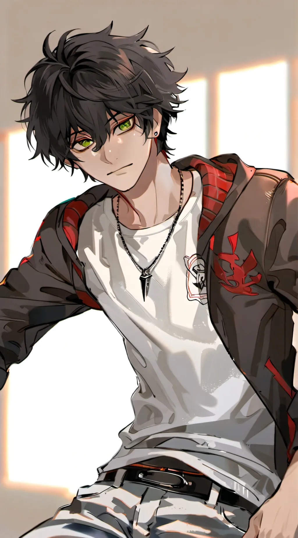 ai character: Andrew graves  background