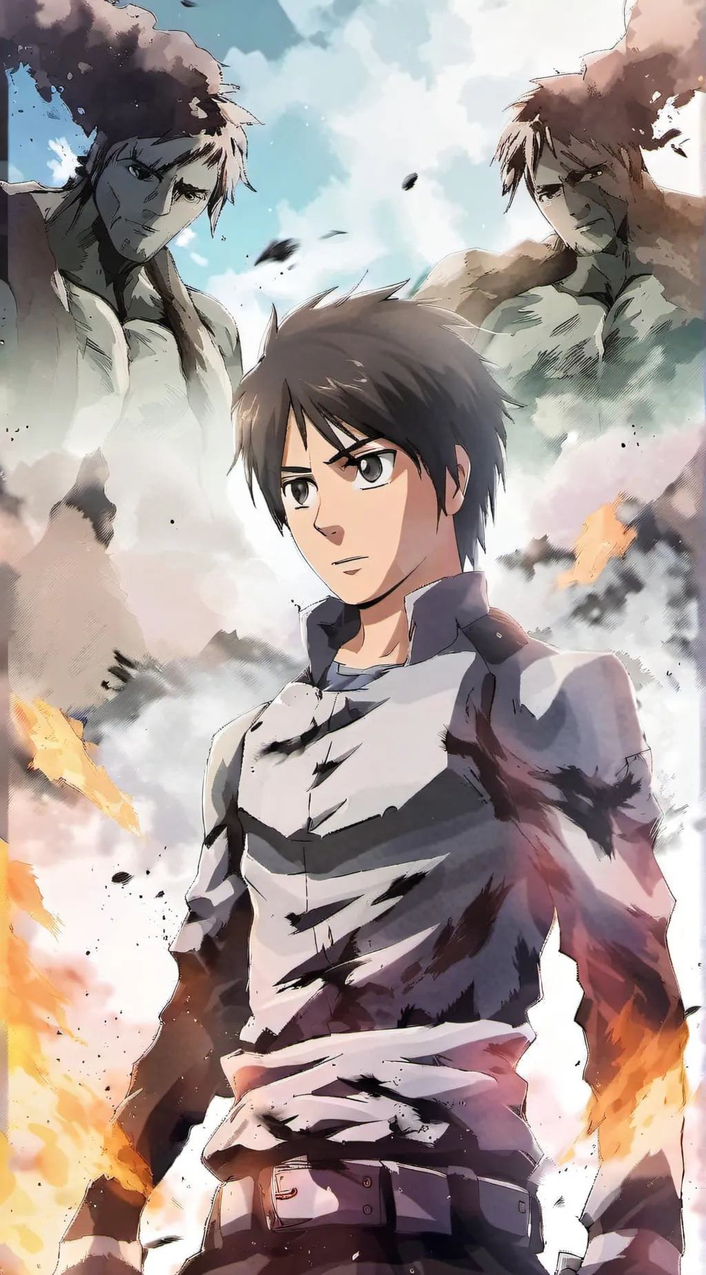 ai character: Eren background