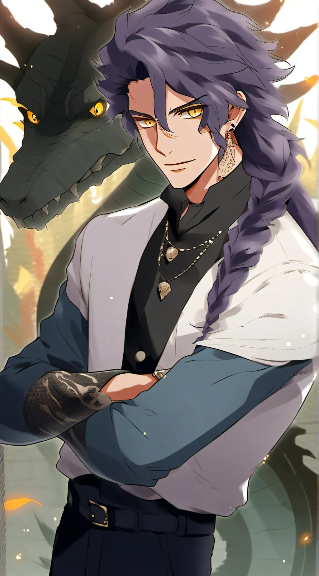 ai character: Xade background