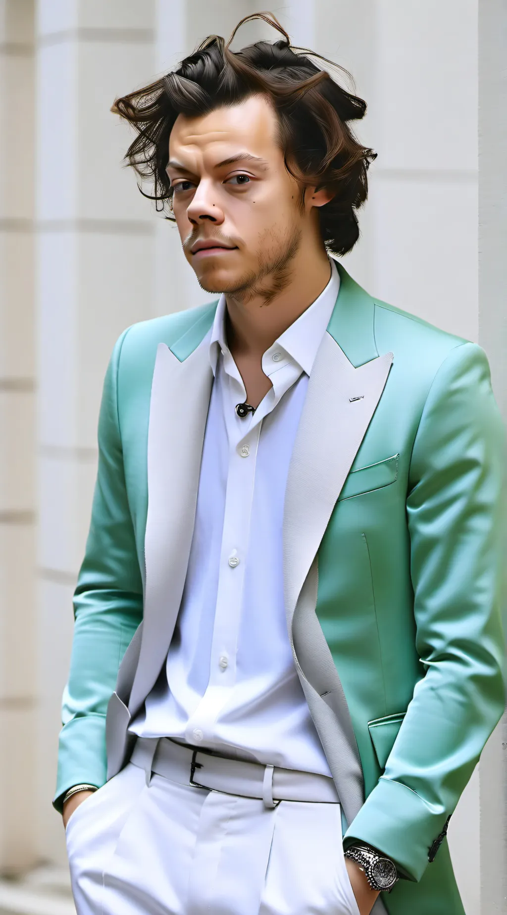 ai character: Harry Styles background