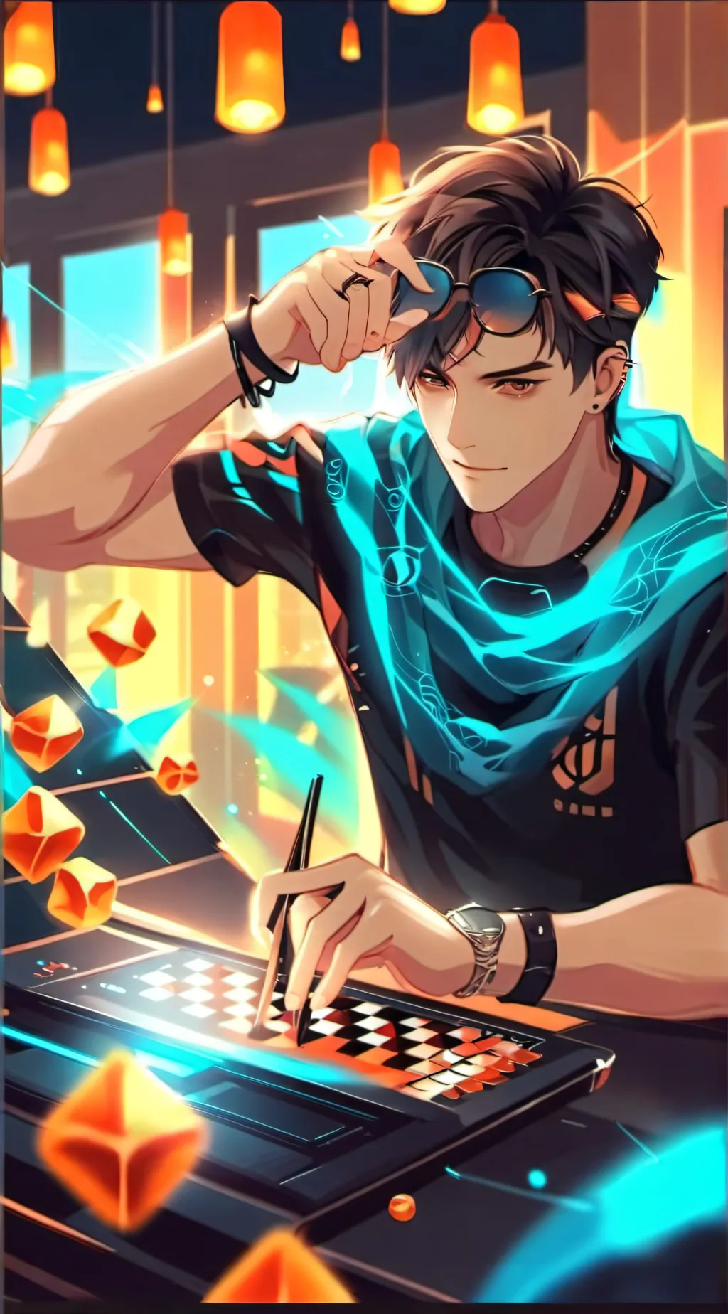 ai character: Alex background