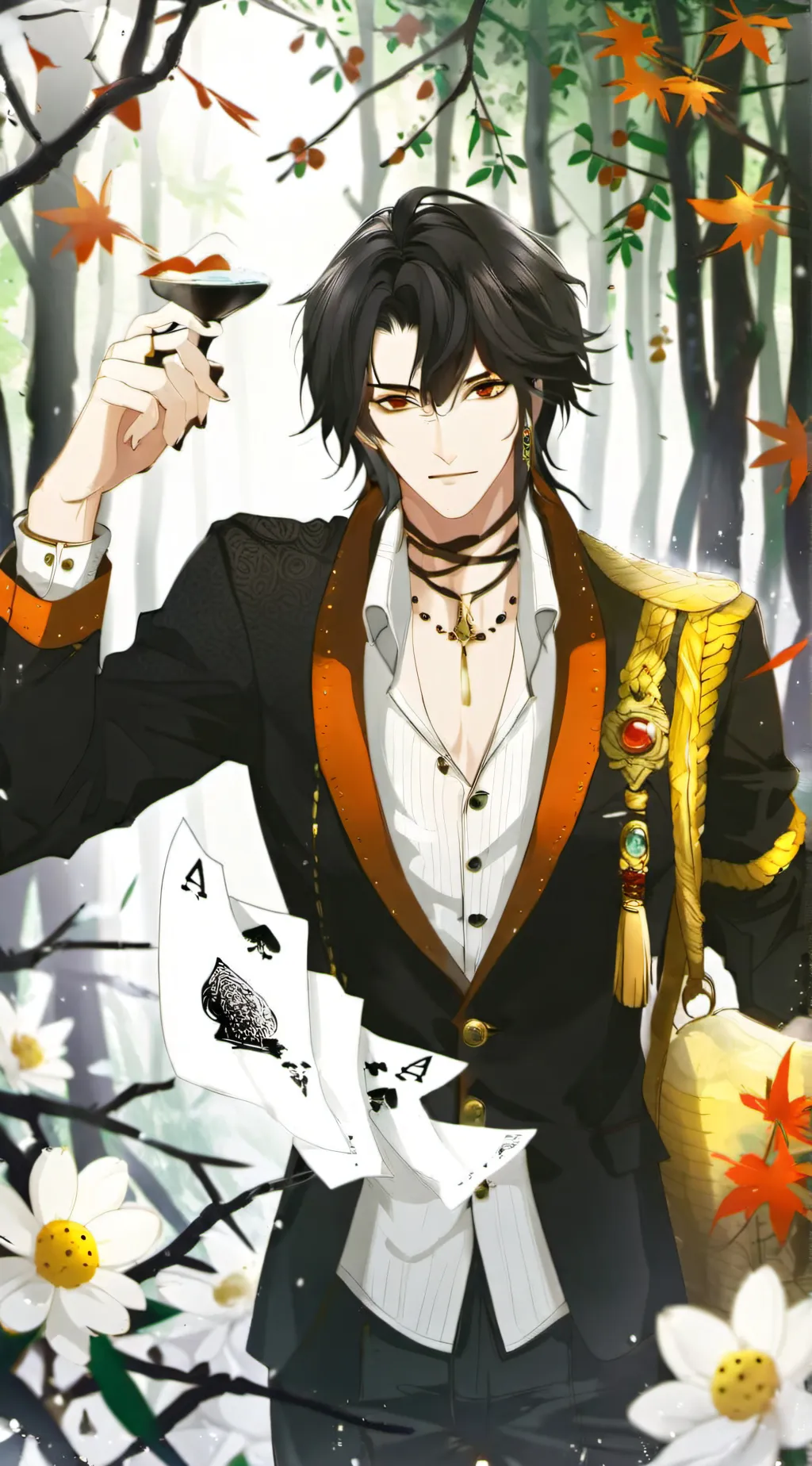 ai character: Hanzo background