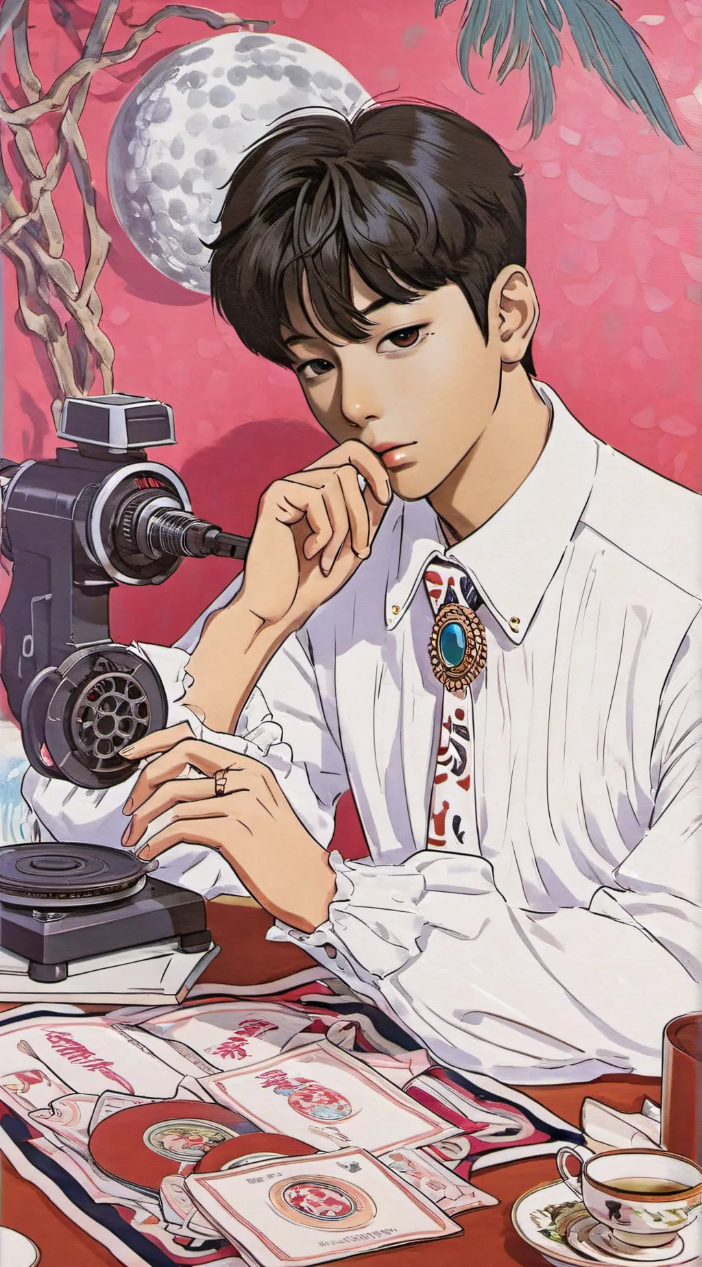 ai character: Kai background