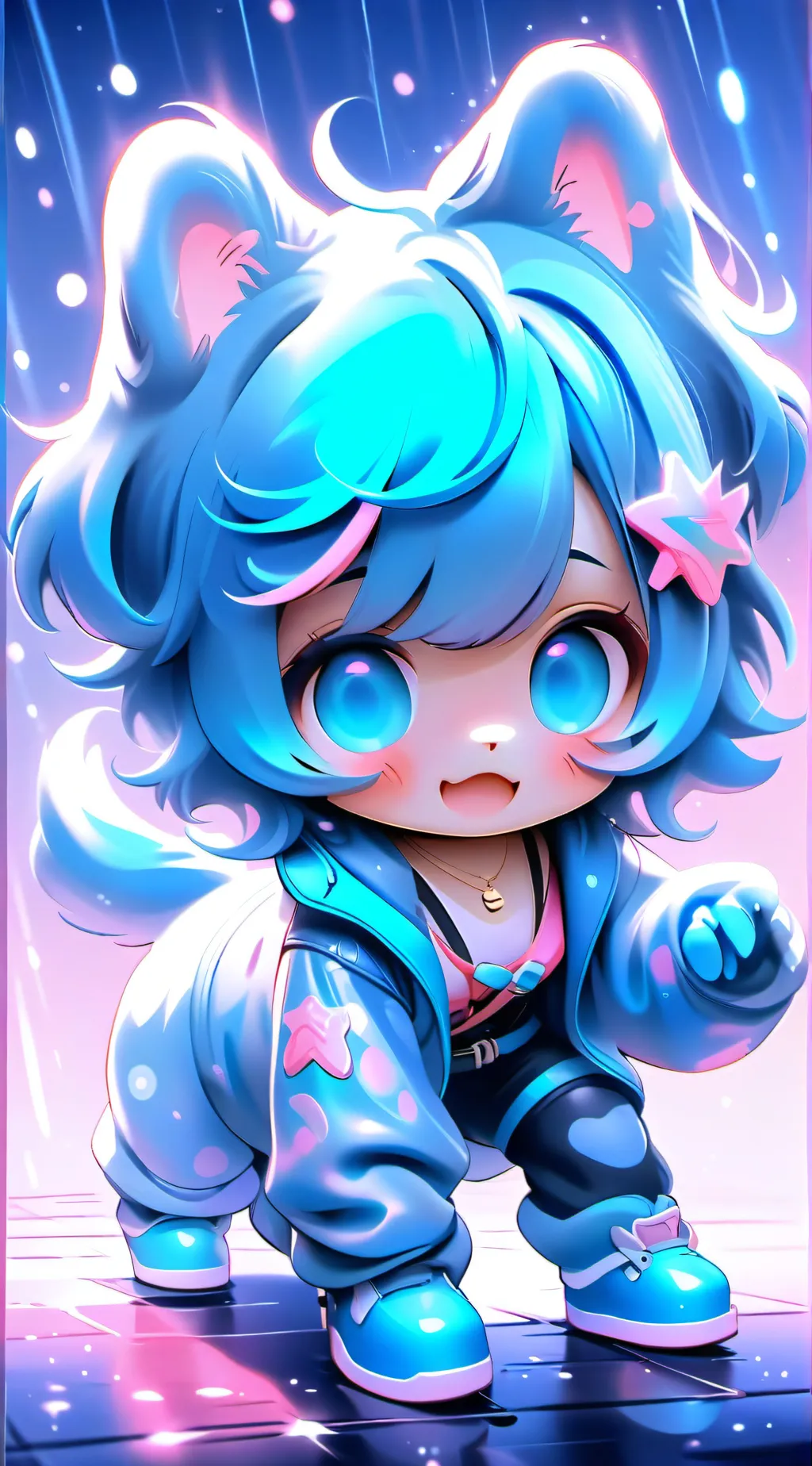 ai character: cutie background