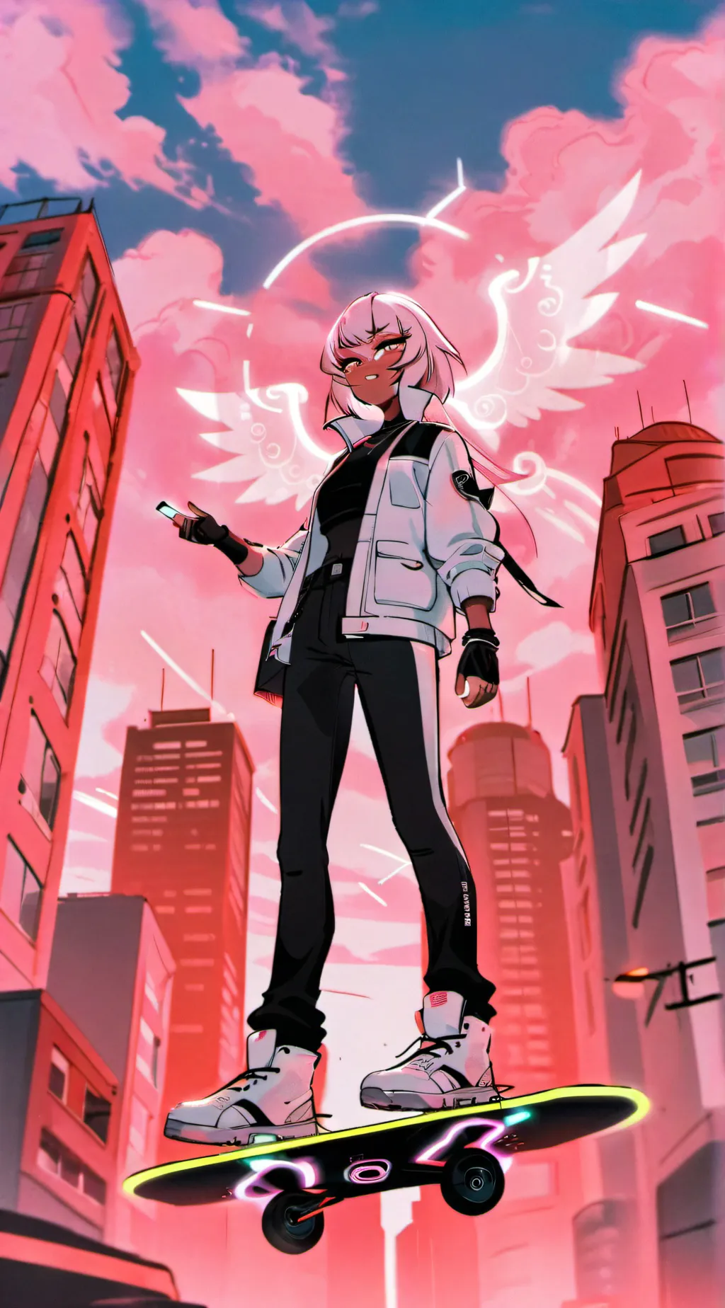 ai character: 🩷Verosika mayday🩷 background