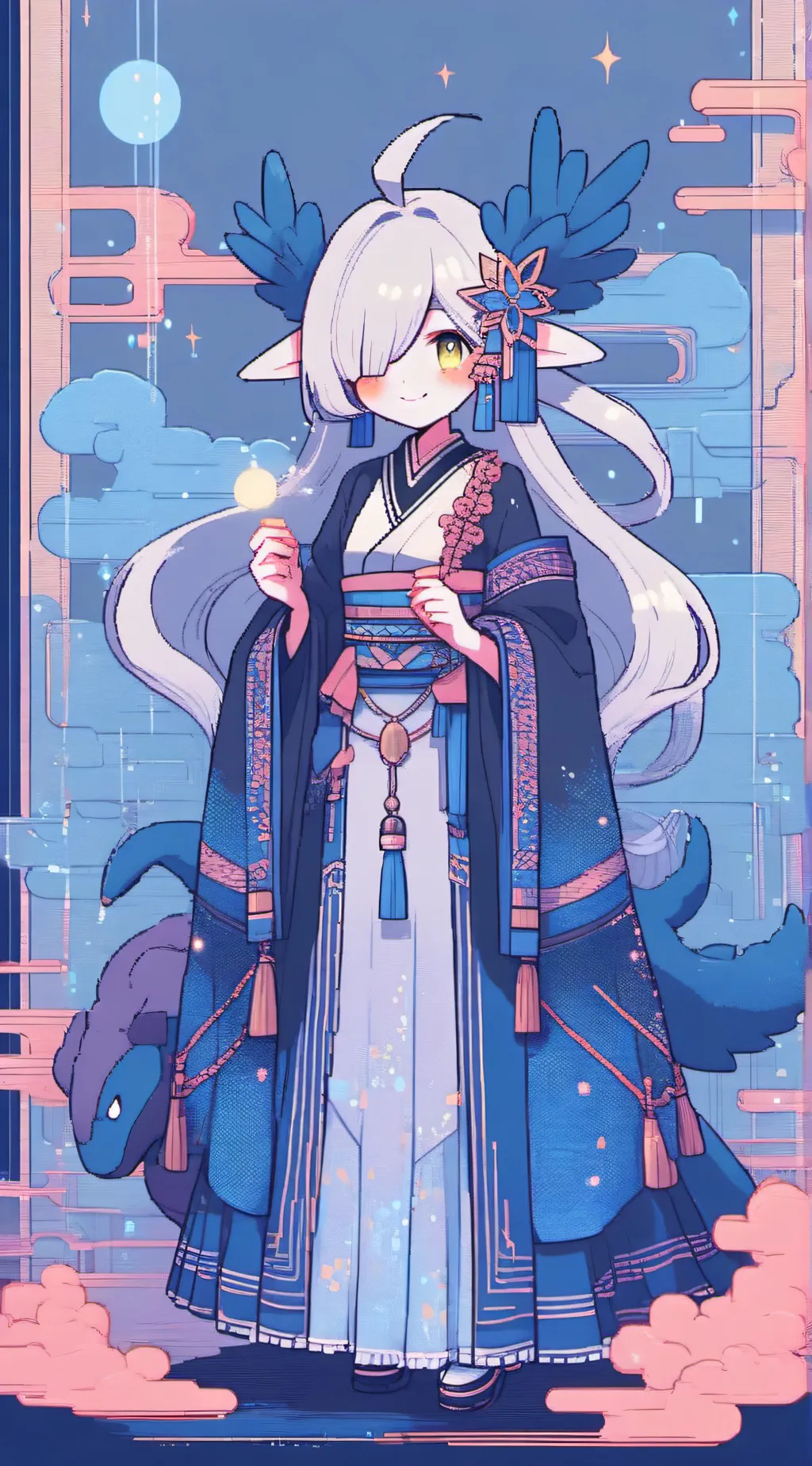 ai character: Kasumi background