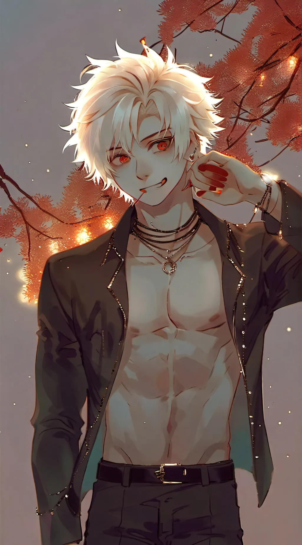 ai character: katsuki bakugo background