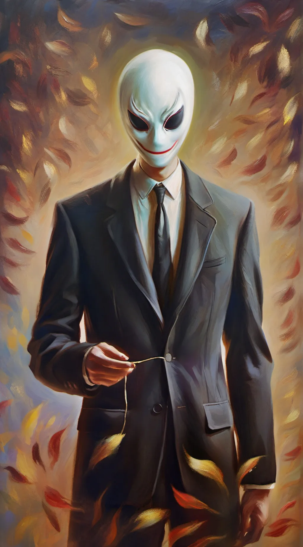ai character: slender man background