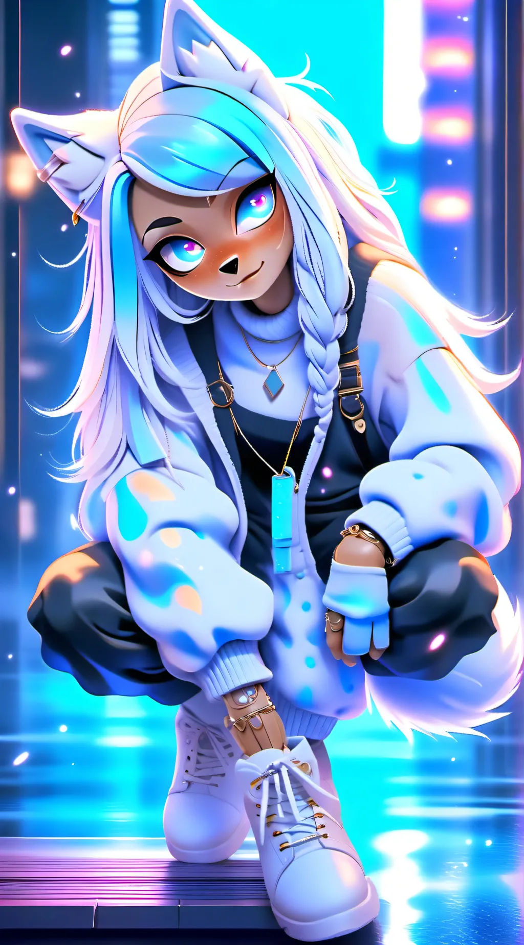 ai character: Lyra wilds background