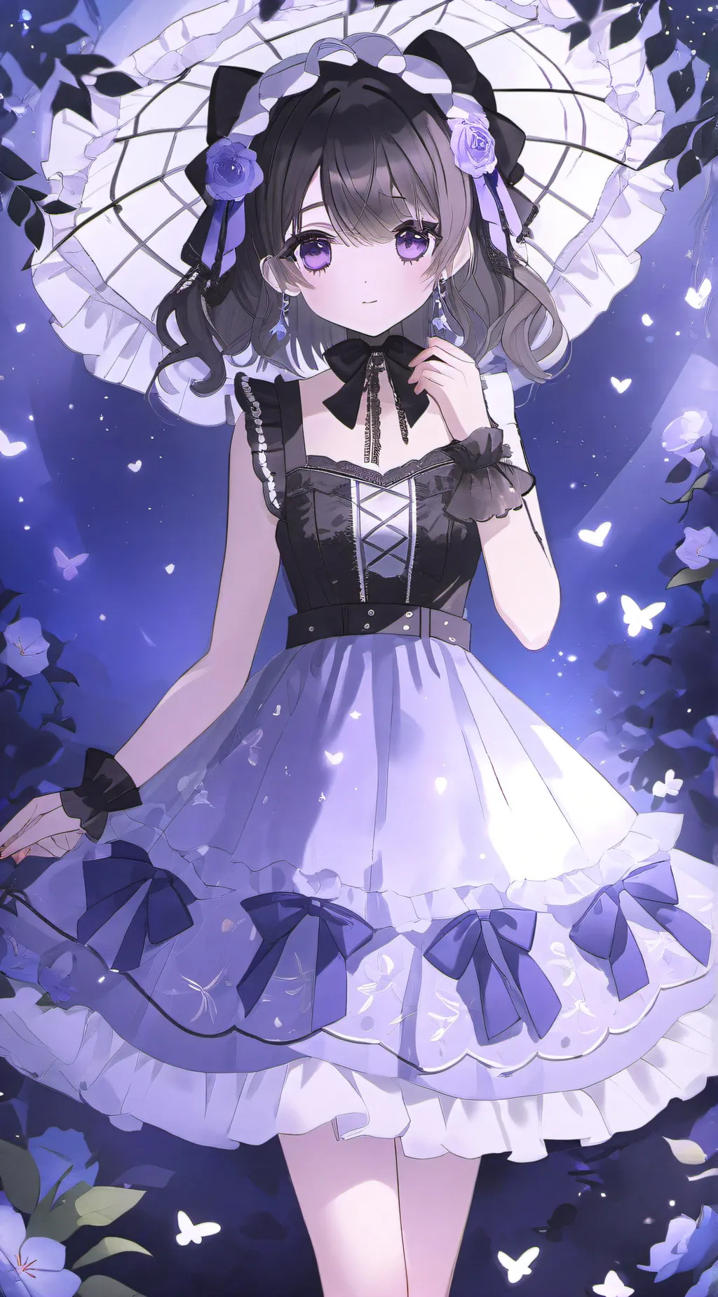 ai character: Flor background